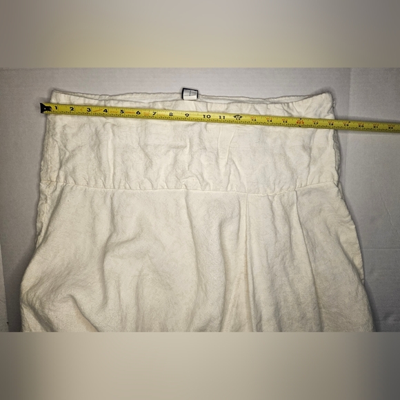 [GAP] Boho Linen Skirt Fitted Top & flowy bottom ☆ Off White Light pattern - Picture 13 of 15